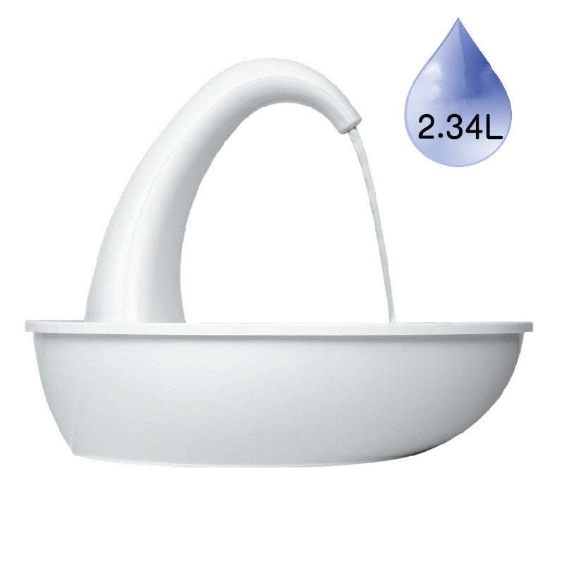 Pet Water Fountain white automatic drinking water dispenser