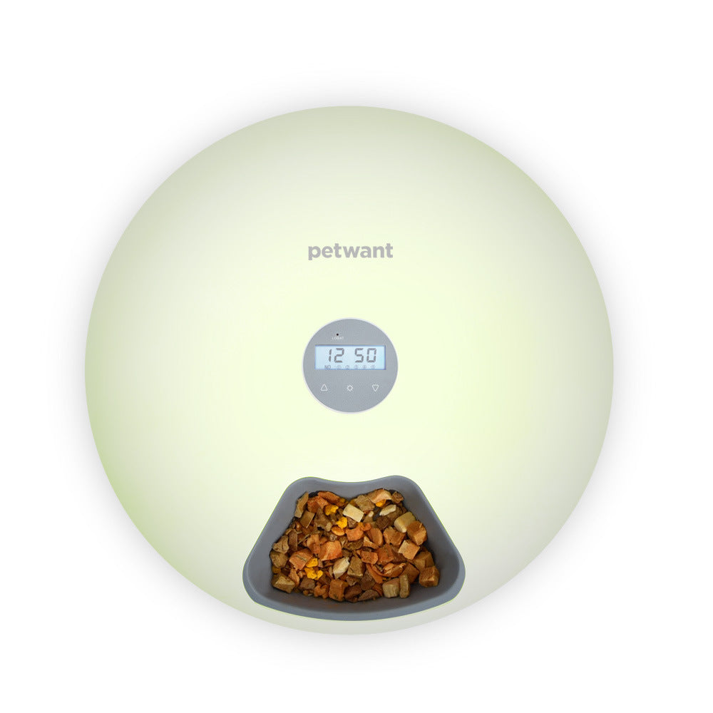 Automatic Timed Pet Feeder USB powered cat feeder