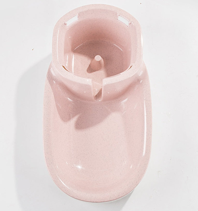 Pet Dog Automatic Feeder pink compact model ideal for cats and small pets