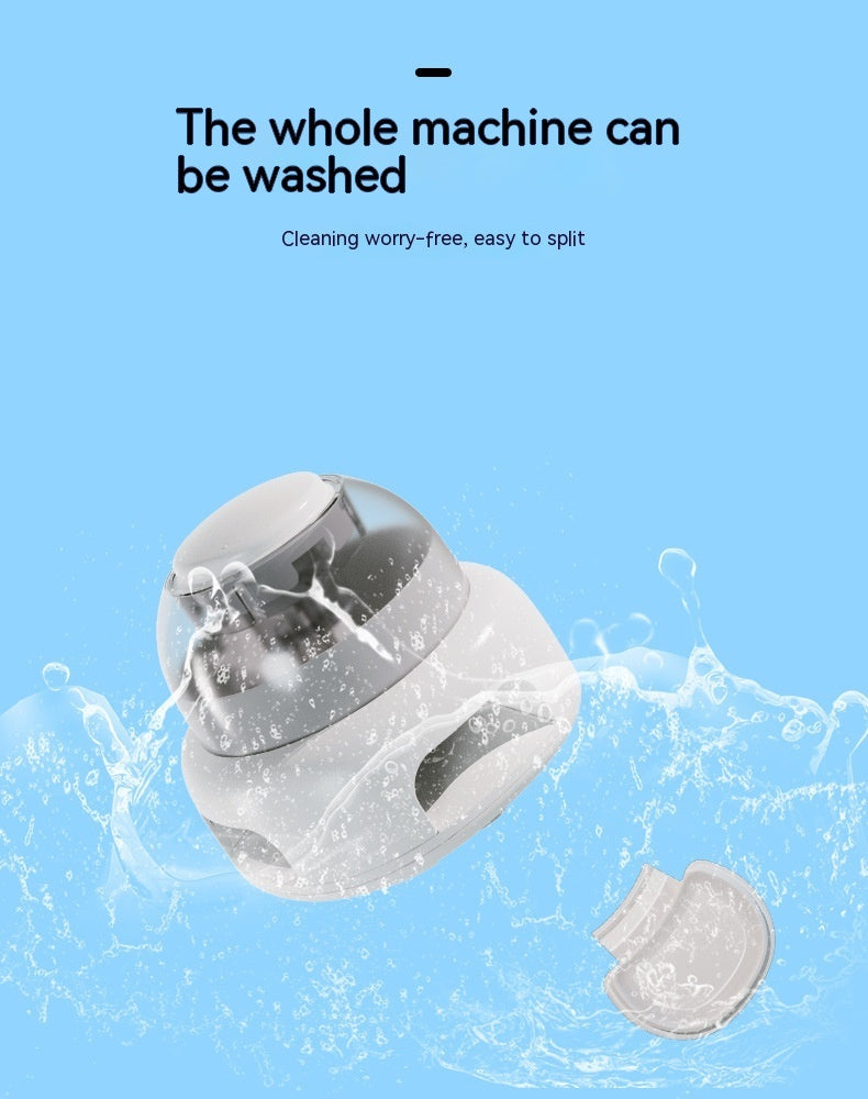 Household High-capacity Pet Automatic Feeder product overview blue packaging