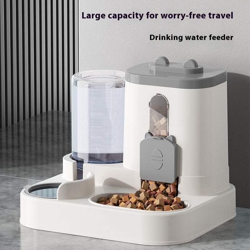 Pet Feeder Automatic Drinking